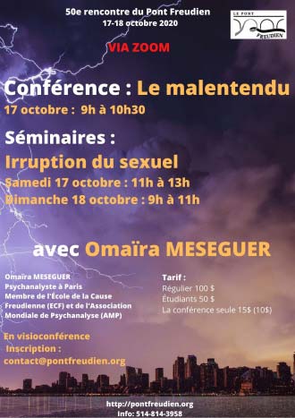 50e rencontre du Pont Freudien