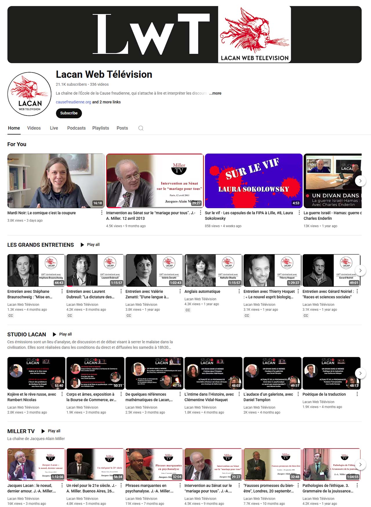 Lacan Web Télévision