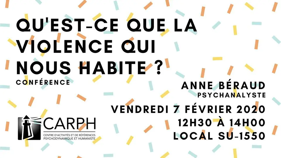 Qu'est-ce que la violence qui nous habite ?